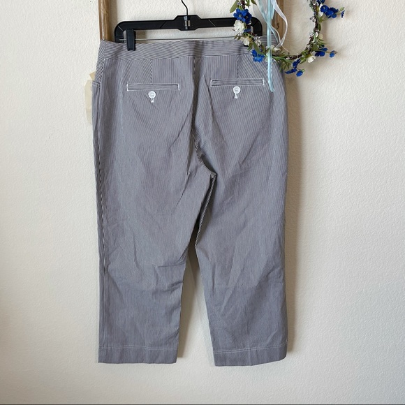 NWT Jones NY Stripe Capri Pant - Picture 4 of 10